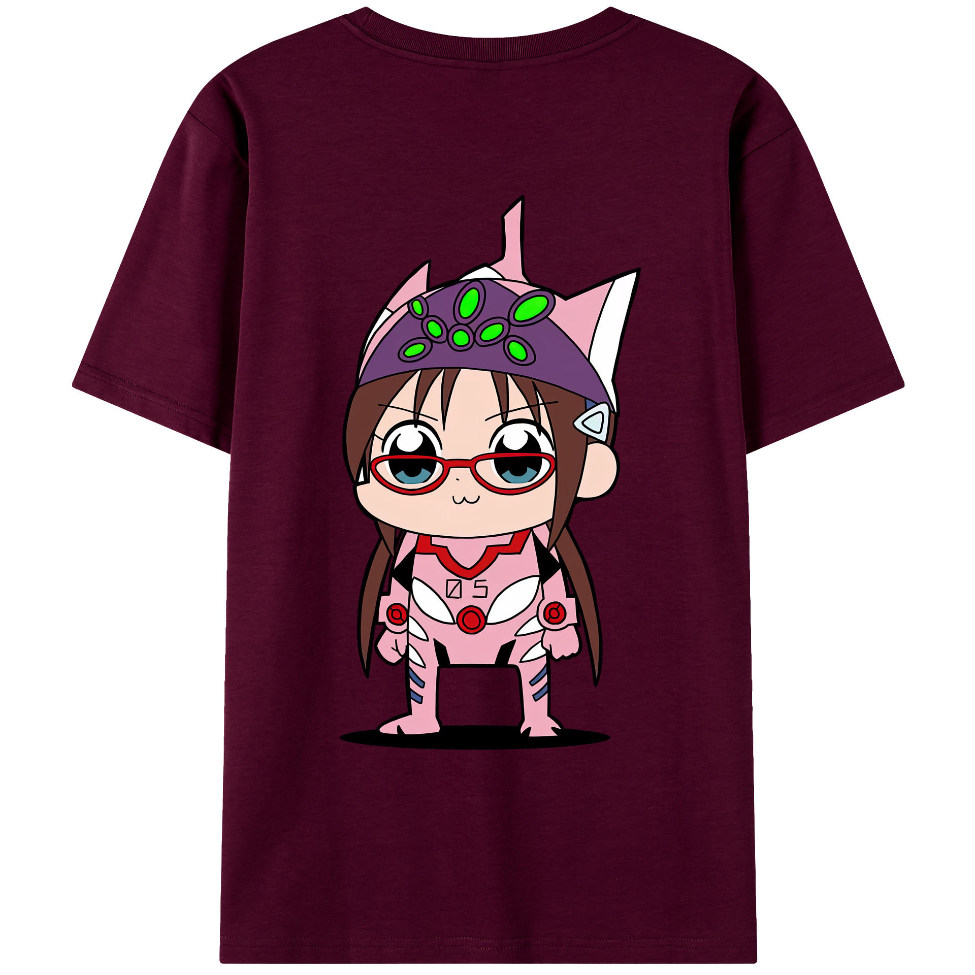 （画像用） EVA 新世紀エヴァンゲリオン レディース半袖Tシャツ(バックプリント)